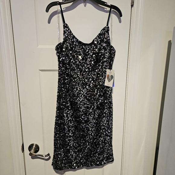 iris Dresses & Skirts - Iris black silver sparkles
